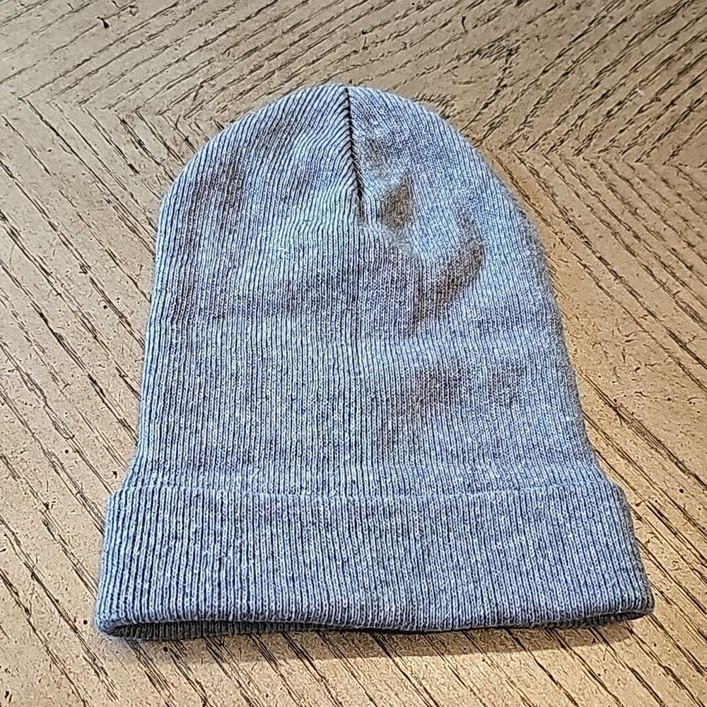 Gray beanie unisex NWOT